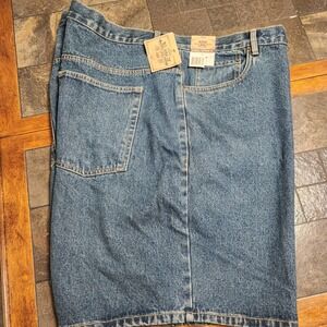 NOS Route 66 BIG Men's Sz 50 Blue Jeans Shorts 100% Cotton NWT